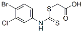 N-(4-Bromo-3-chlorophenyl)dithiocarbamic acid carboxymethyl ester Structure