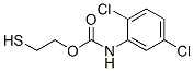 2,5-Dichlorocarbanilic acid 2-mercaptoethyl ester Structure