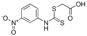 N-(3-Nitrophenyl)dithiocarbamic acid carboxymethyl ester Structure