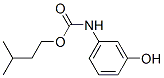 m-Hydroxycarbanilic acid isopentyl ester Structure
