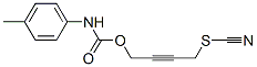 4-Methylcarbanilic acid 4-thiocyanato-2-butynyl ester Structure