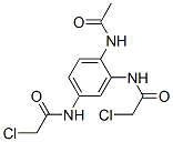 2',4'-Bis(2-chloroacetylamino)acetanilide Structure
