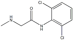 n-(2,6-dichlorophenyl)-2-methylamino-acetamid Structure
