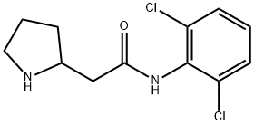 2',6'-Dichloro-2-(1-pyrrolidinyl)acetanilide Structure