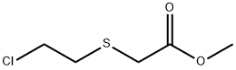 (2-Chloroethylthio)acetic acid methyl ester Structure