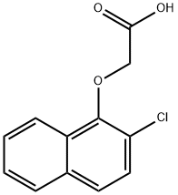 [(2-クロロナフタレン-1-イル)オキシ]酢酸 化学構造式