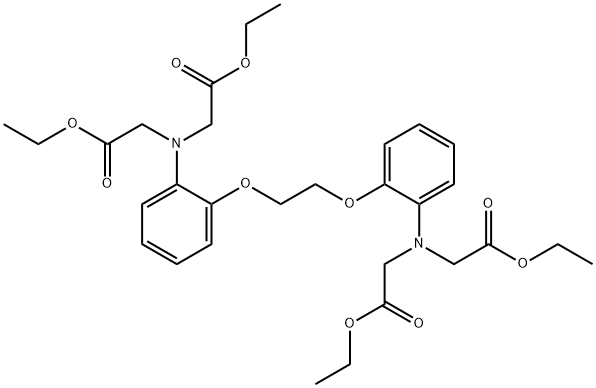 BAPTA TETRAETHYL ESTER Structure