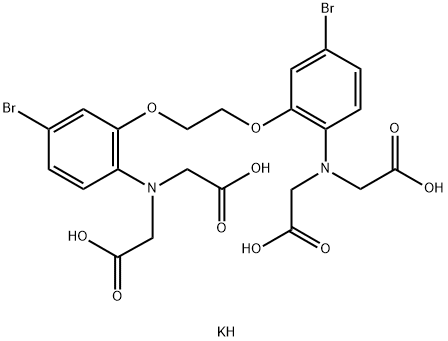 ジブロモBAPTA 化学構造式