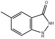 5-甲基-1H-吲唑-3-醇 结构式