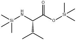 N-(Trimethylsilyl)-L-valine (trimethylsilyl) ester 结构式