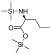 N-(Trimethylsilyl)-L-norvaline (trimethylsilyl) ester,7364-45-6,结构式