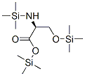 (S)-2-(Trimethylsilylamino)-3-(trimethylsilyloxy)propanoic acid trimethylsilyl ester 结构式