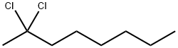 2,2-ジクロロオクタン 化学構造式