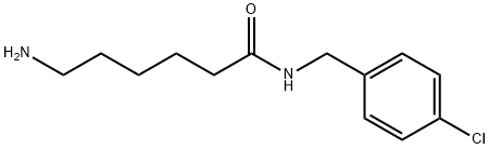 EPSILON-AMINOCAPROYL-P-CHLORO-BENZYLAMIDE HYDROCHLORIDE Structure