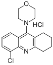 5-Chloro-1,2,3,4-tetrahydro-9-morpholinoacridine hydrochloride Struktur