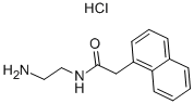 N-(2-AMINOETHYL)-1-NAPHTHALENEACETAMIDE HYDROCHLORIDE Struktur