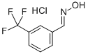 (E)-3-(トリフルオロメチル)ベンズアルデヒドオキシム・塩酸塩 化学構造式