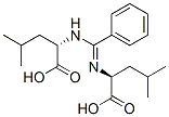 N-[[[(S)-1-Carboxy-3-methylbutyl]amino]phenylmethylene]-L-leucine Structure