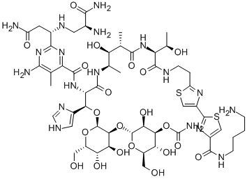 N1-(4-Aminobutyl)bleomycinamide Structure