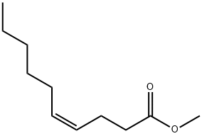 顺式-4-癸烯酸甲酯,7367-83-1,结构式