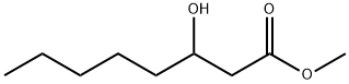 methyl 3-hydroxyoctanoate 结构式