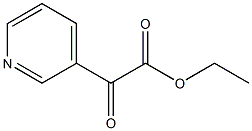 3-PYRIDINEACETIC ACID, A-OXO, ETHYL ESTER Structure