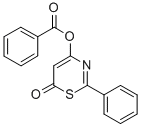 4-Benzoyl-6-oxo-2-phenyl-1,3-thiazine Structure