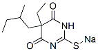 5-Ethyl-5-(2-methylbutyl)-2-sodiothio-4,6(1H,5H)-pyrimidinedione Structure