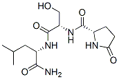 pyroglutaminyl-seryl-leucinamide Structure
