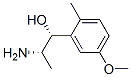 Benzenemethanol, alpha-(1-aminoethyl)-5-methoxy-2-methyl-, (R*,S*)- (9CI) Structure