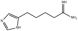 1H-Imidazole-4-pentanimidamide  (9CI) Structure