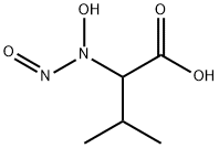 Valine, N-hydroxy-N-nitroso- (9CI) Struktur
