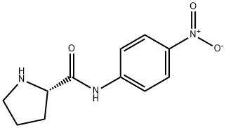 L-脯氨酰对硝基苯胺,7369-91-7,结构式