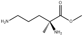 Ornithine, 2-methyl-, methyl ester (9CI) Structure