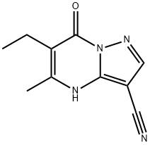 Pyrazolo[1,5-a]pyrimidine-3-carbonitrile, 6-ethyl-4,7-dihydro-5-methyl-7-oxo- (9CI) 结构式