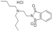 1,2-벤이소티아졸-3(2H)-온,2-(2-(디부틸아미노)에틸)-,1,1-디옥사이드,염산염