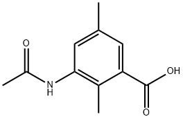 3-Acetylamino-2,5-dimethylbenzoic acid Structure