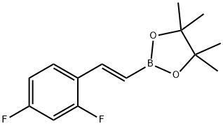 E-2-(2 4-DIFLUOROPHENYL)VINYLBORONIC AC& Structure