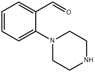 2-哌嗪-1-苯甲醛, 736991-52-9, 结构式