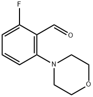 2-(N-MORPHOLINYL)-6-FLUOROBENZALDEHYDE Structure
