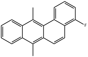 4-Fluoro-7,12-dimethylbenz[a]anthracene Structure