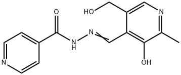 PYRIDOXAL ISONICOTINOYL HYDRAZONE,737-86-0,结构式