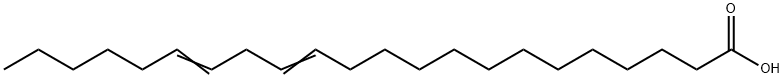 顺式-13,16-二十二碳二烯酸 结构式