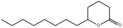 四氢-6-辛基-2H-吡喃-2-酮,7370-92-5,结构式