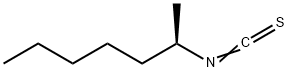 (R)-(-)-2-HEPTYL ISOTHIOCYANATE 化学構造式