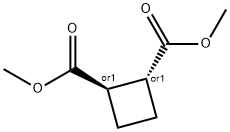 Dimethyl trans-(+)-1,2-cyclobutanedicarboxylate 结构式
