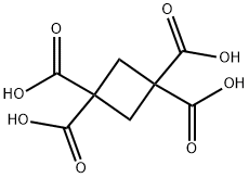 环丁烷-1,1,3,3-四甲酸 结构式