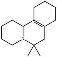 1,3,4,6,7,8,9,10,11,11b-デカヒドロ-6,6-ジメチル-2H-ベンゾ[a]キノリジン 化学構造式