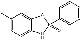 2,3-Dihydro-6-methyl-2-phenyl-1,3,2-benzothiazaphosphole 2-sulfide Struktur