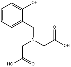 N-(carboxymethyl)-N-(2-hydroxyphenyl)sarcosine 结构式